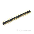 Cabeçalho de pino usinado de 2,54 mm reto H3,0 mm